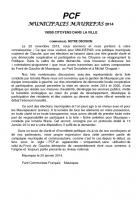 Municipales Maurepas 2014 : Notre décision