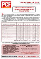 Municipales Maurepas 2014 : Aménagements, Services urbains, Environnement, Transports.